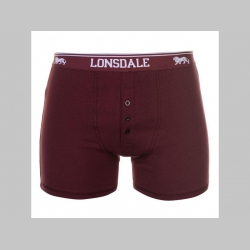 Lonsdale " Boxerky " bordové, 95%bavlna, 5%elastan 